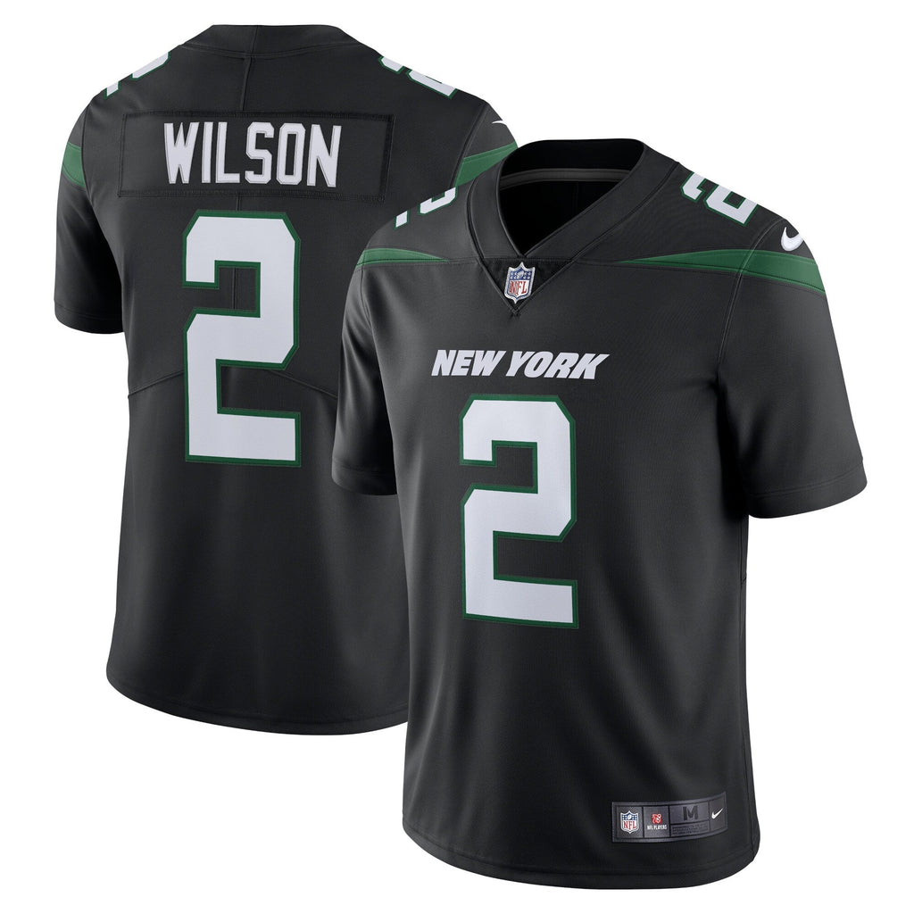 Zach Wilson New York Jets  Vapor Limited Jersey - Stealth Black