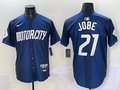 Men's Detroit Tigers Jackson Jobe #21 Navy City Connect Limited Player Jersey