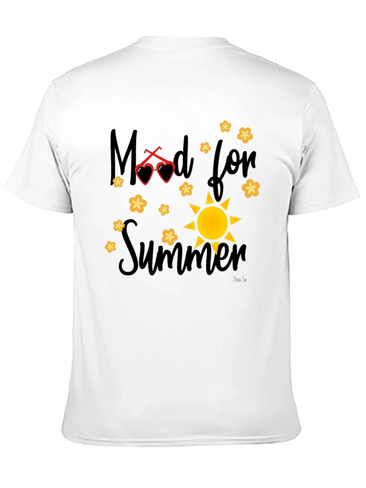 Mood for Summer Graphic Black T-Shirt