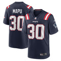 Marte Mapu New England Patriots  Team Game Jersey -  Navy