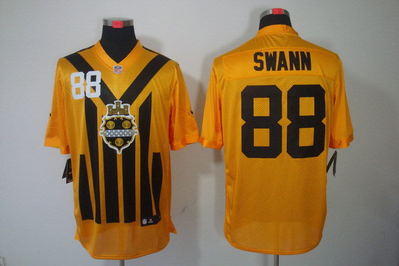 Men's Pittsburgh Steelers Lynn Swann #88 Gold Game Jersey1