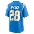Isaiah Spiller Los Angeles Chargers  Game Jersey - Powder Blue