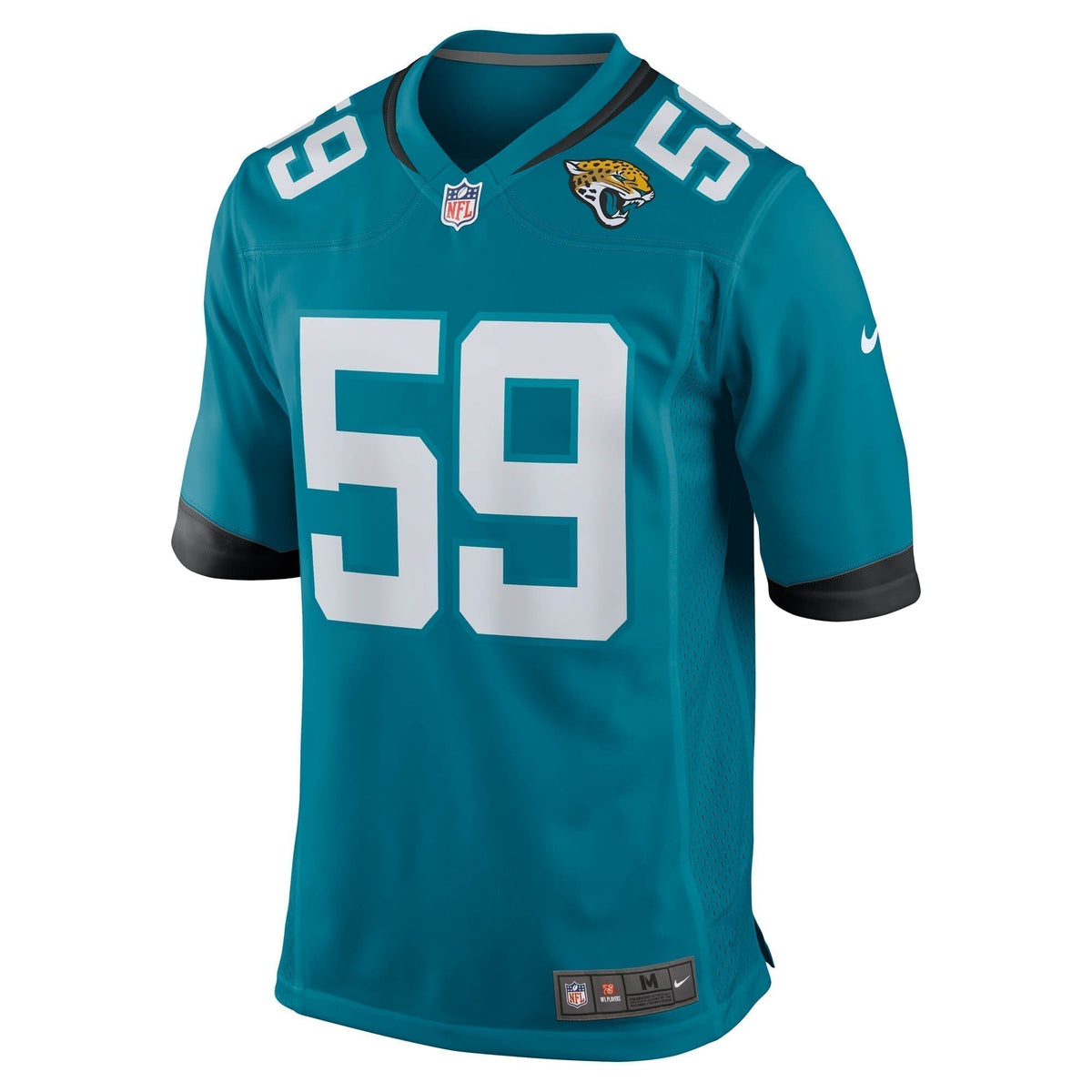 Myles Cole Jacksonville Jaguars  Team Game Jersey -  Teal