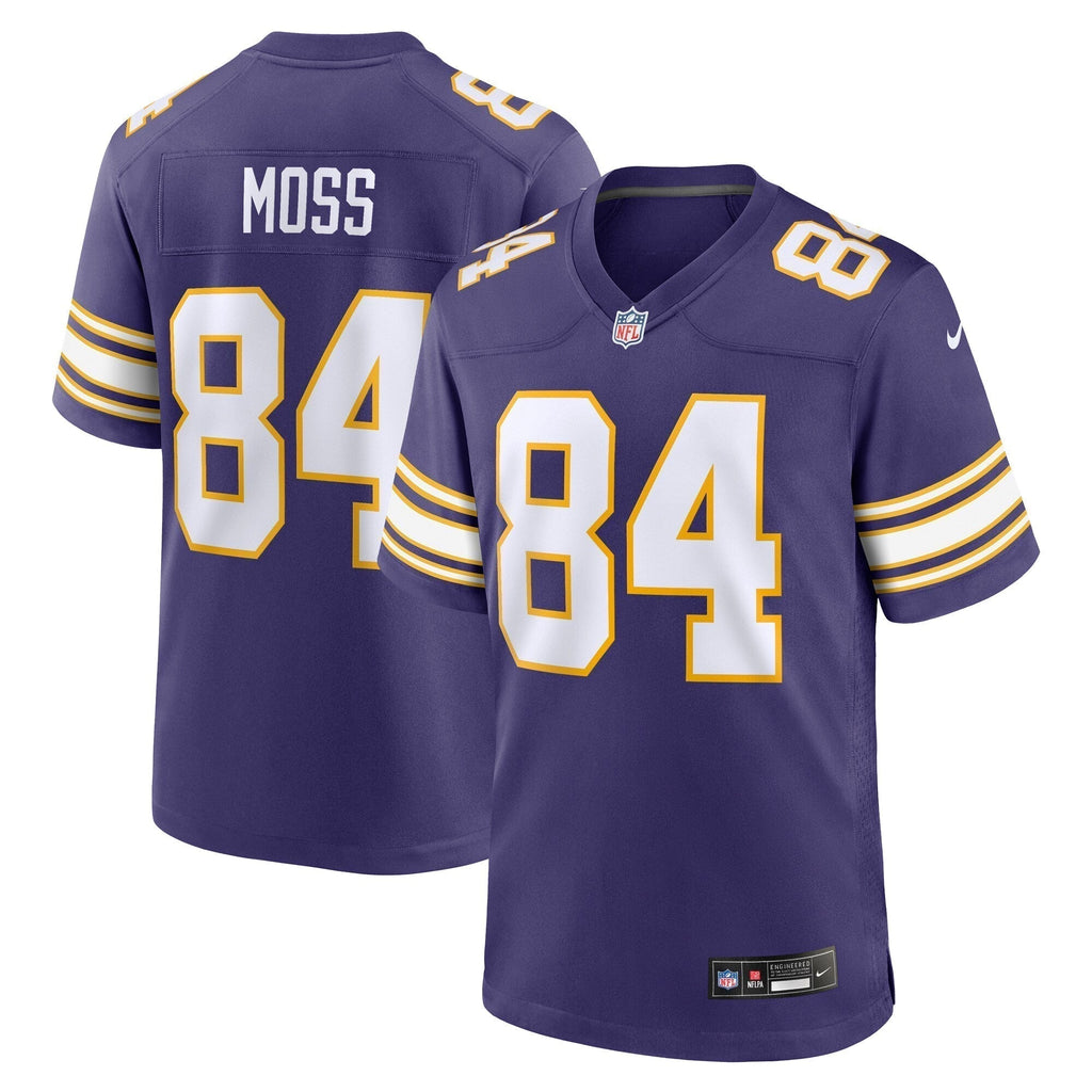 Randy Moss Minnesota Vikings  Classic Retired   Game Jersey - Purple