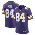 Randy Moss Minnesota Vikings  Classic Retired   Game Jersey - Purple