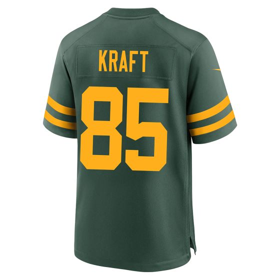 GB.Packers #85 Tucker Kraft Player Green Classic Game Football Jerseys