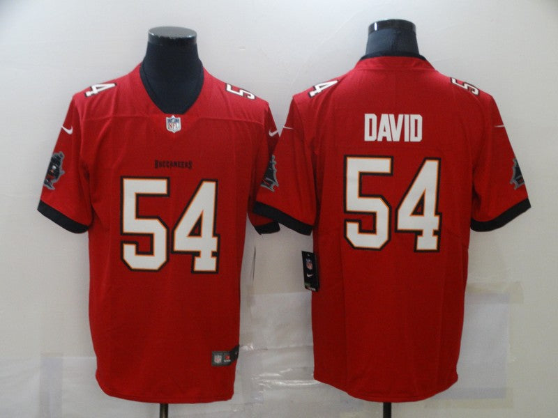 Men's Tampa Bay Buccaneers Lavonte David #54 Red Game Player Jersey1