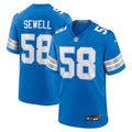 Penei Sewell Detroit Lions  Game Jersey - Blue