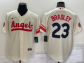 Men's Los Angeles Angels Archie Bradley #23 Cream City Connect Replica Player Jersey