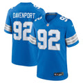 Marcus Davenport Detroit Lions  Team Game Jersey -  Blue
