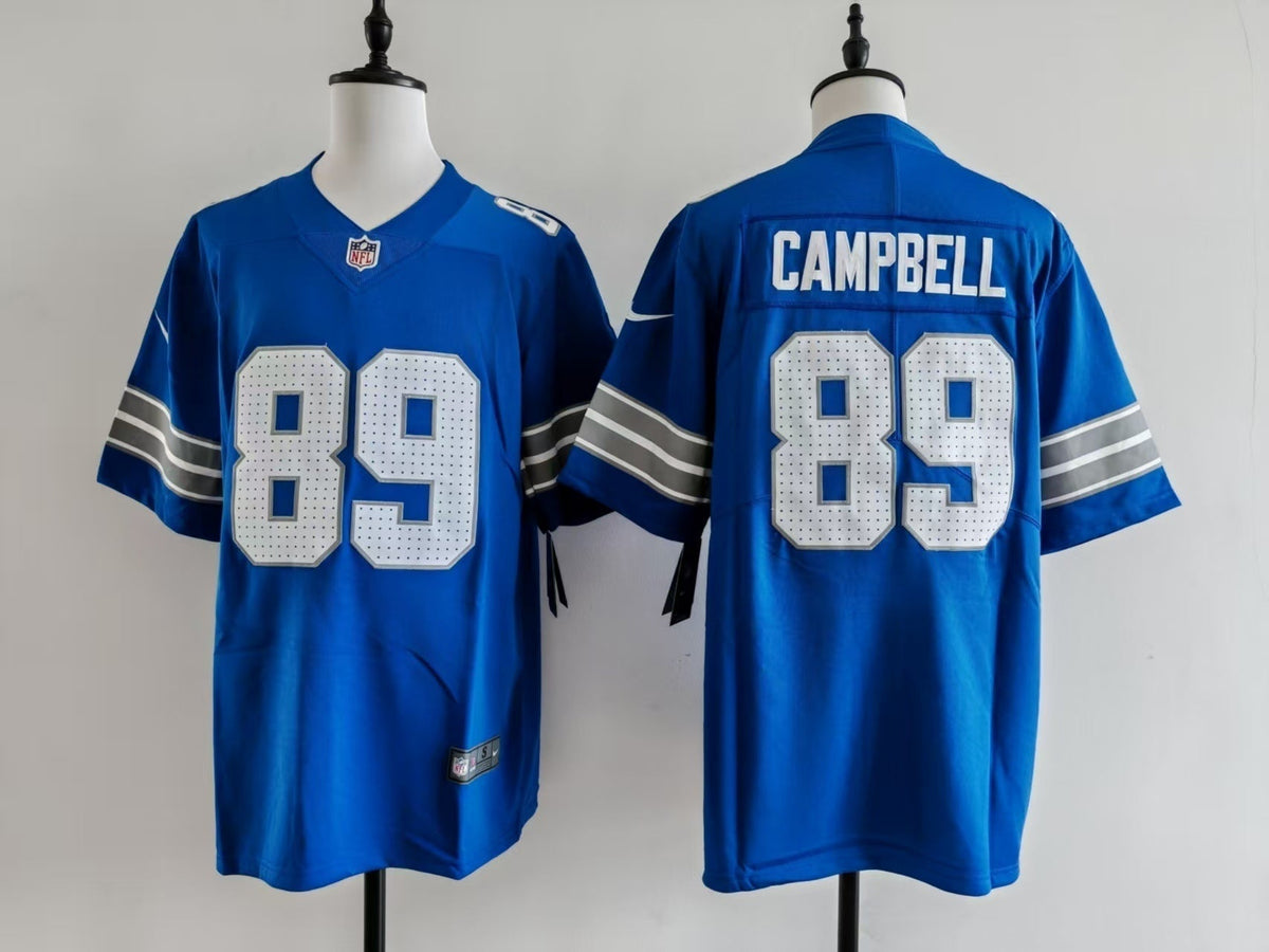 Men's Detroit Lions Dan Campbell Jersey -  Blue
