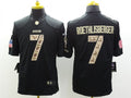 Men's Pittsburgh Steelers #7 Ben Roethlisberger Black Authentic Player Jersey1