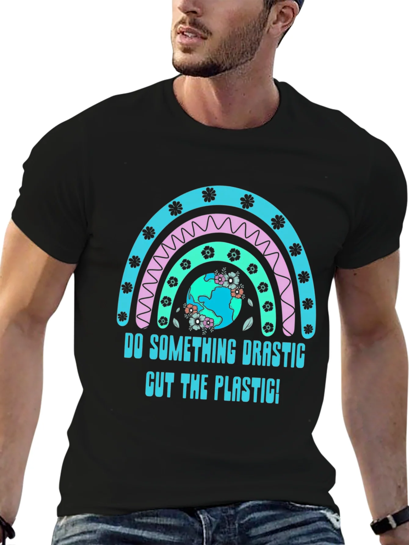 Eco-Friendly Do Something Drastic Graphic Tee