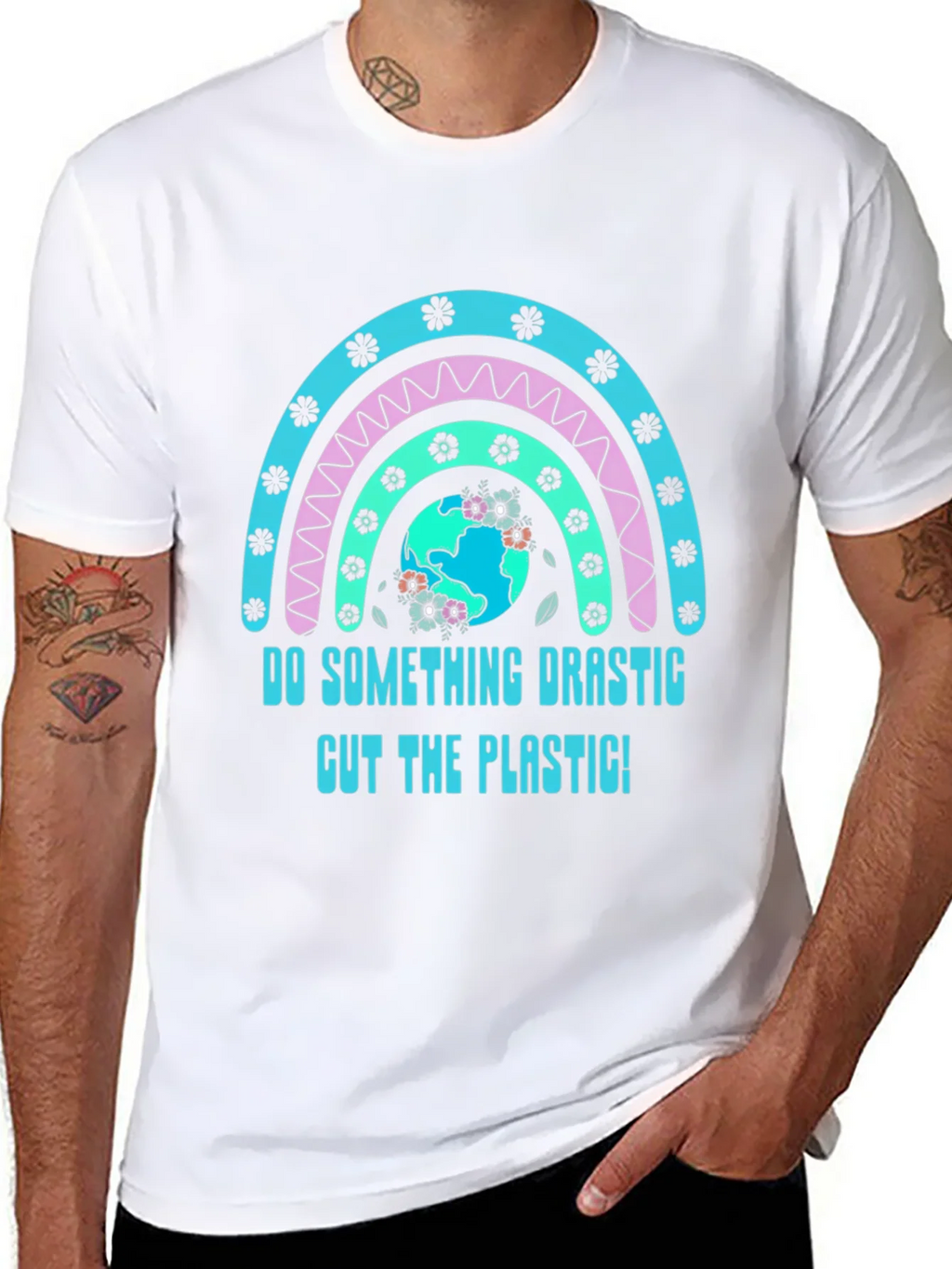Eco-Friendly Do Something Drastic Graphic Tee
