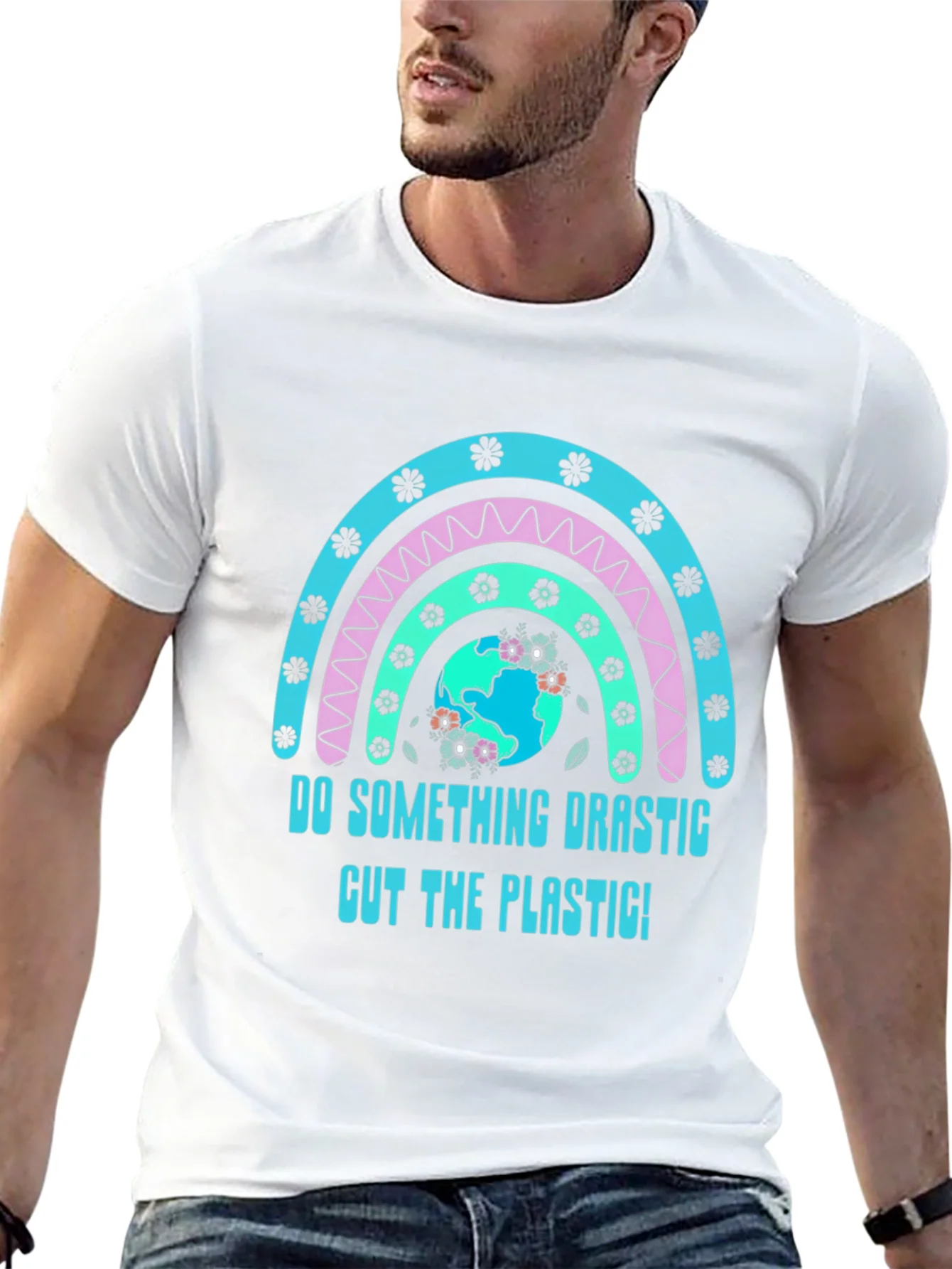 Eco-Friendly Do Something Drastic Graphic Tee