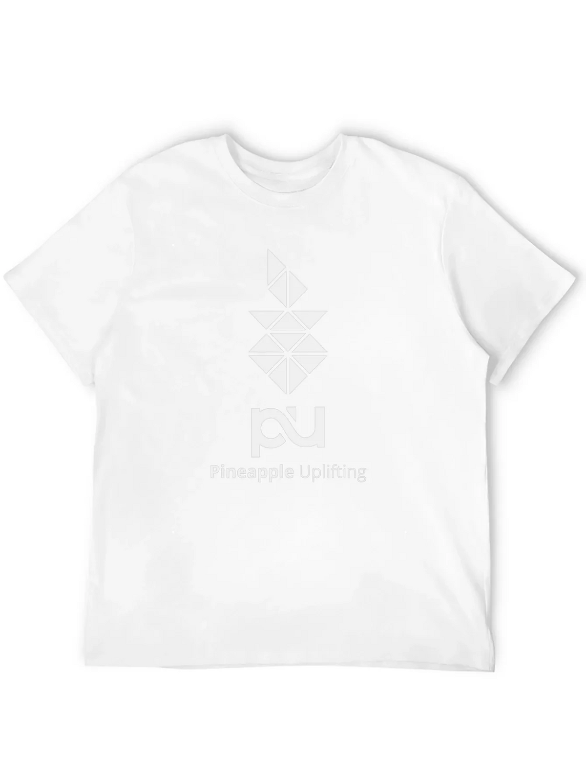Pineapple Uplifting Graphic Tee - Modern Black T-Shirt