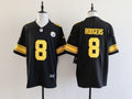 Men's Pittsburgh Steelers Aaron Rodgers  Jersey -  Black-yellow numbers