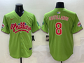Men's Philadelphia Phillies Nick Castellanos #8 Green Player Jersey