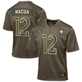 Youth Los Angeles Rams Puka Nacua  Olive 2025 Salute to Service Game Jersey