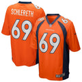 Mark Schlereth Denver Broncos  Game Retired   Jersey - Orange