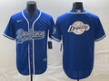 Men's Los Angeles Dodgers Royal Player Jersey1 Joint Edition