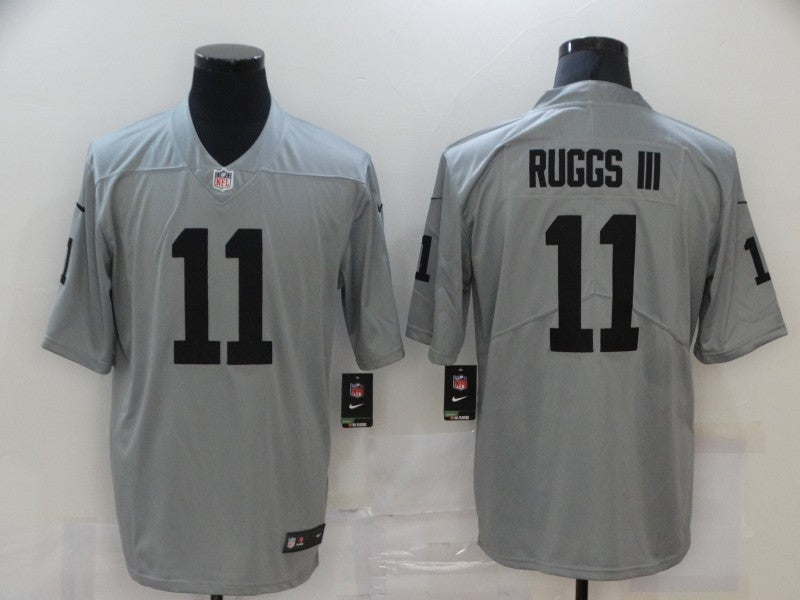 Men's Las Vegas Raiders Henry Ruggs III #11 Gray Inverted Legend Jersey1