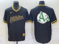 Men's Oakland Athletics Black Replica Team Jersey1