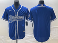 Men's Los Angeles Dodgers Royal Blank Jersey1 Joint Edition
