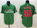 Men's Philadelphia Phillies Ranger Suarez #55 Green Replica Team Jersey