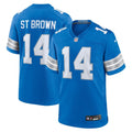 Amon-Ra St. Brown Detroit Lions  Game Jersey - Blue
