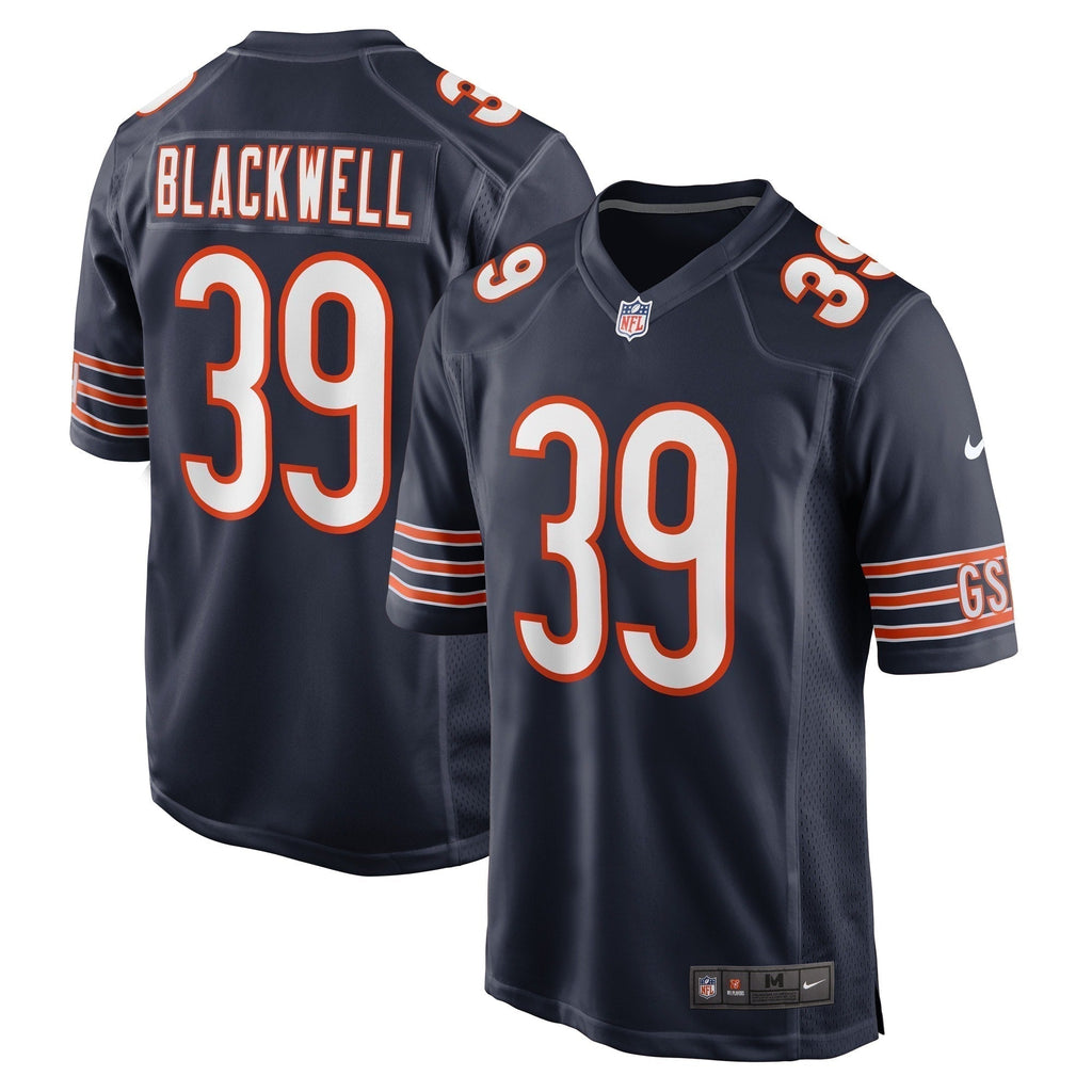 Josh Blackwell Chicago Bears  Game   Jersey - Navy