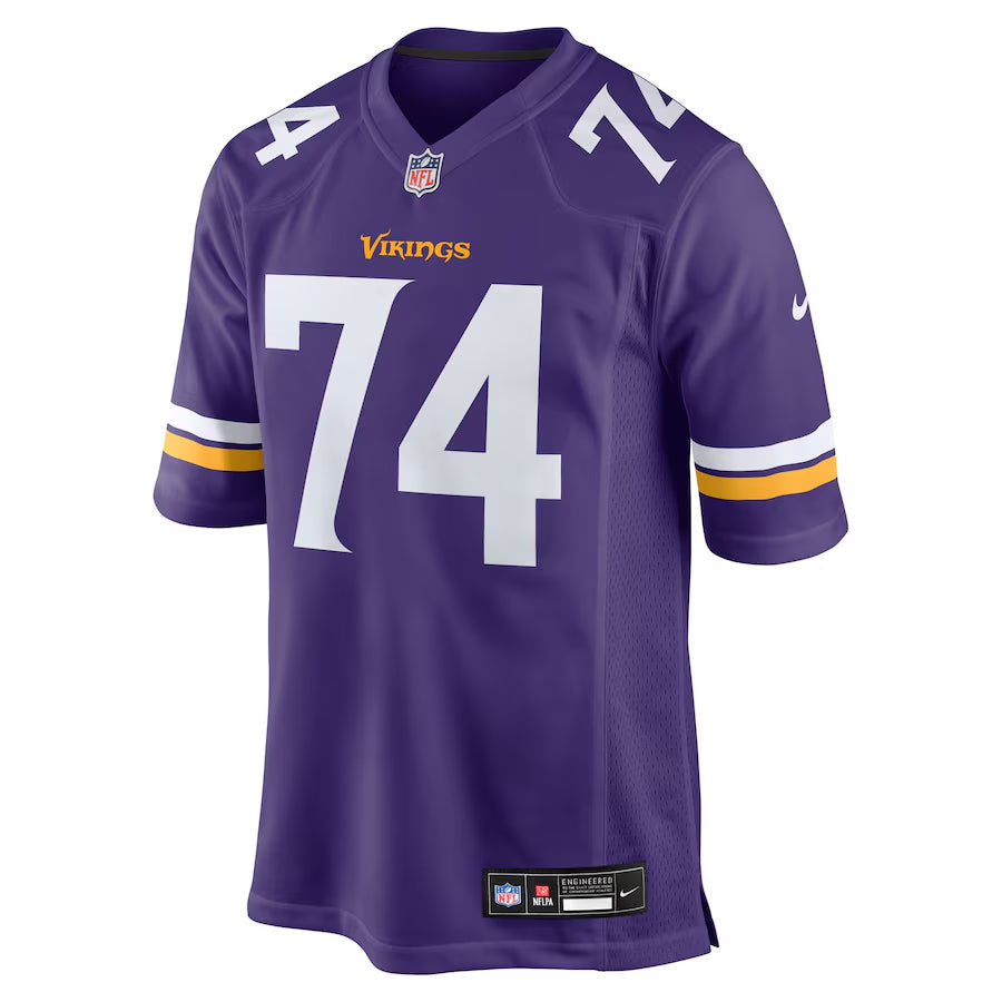 Men's Minnesota Vikings Donovan Jackson  Purple 2025  Draft First Round Pick Game Jersey