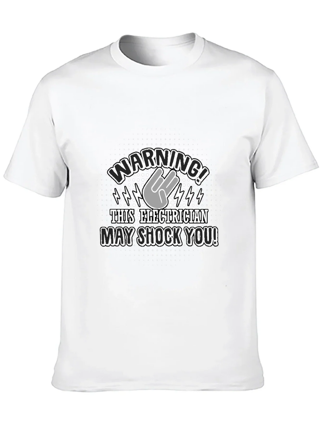 Warning! Electrician T-Shirt - Funny Electric Shock Design