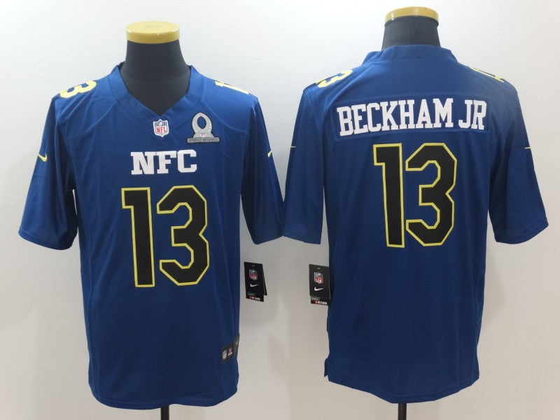 Men's New York Giants Odell Beckham Jr. #13 Blue Game Player Jersey1