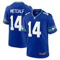 DK Metcalf Seattle Seahawks  Throwback   Game Jersey - Royal