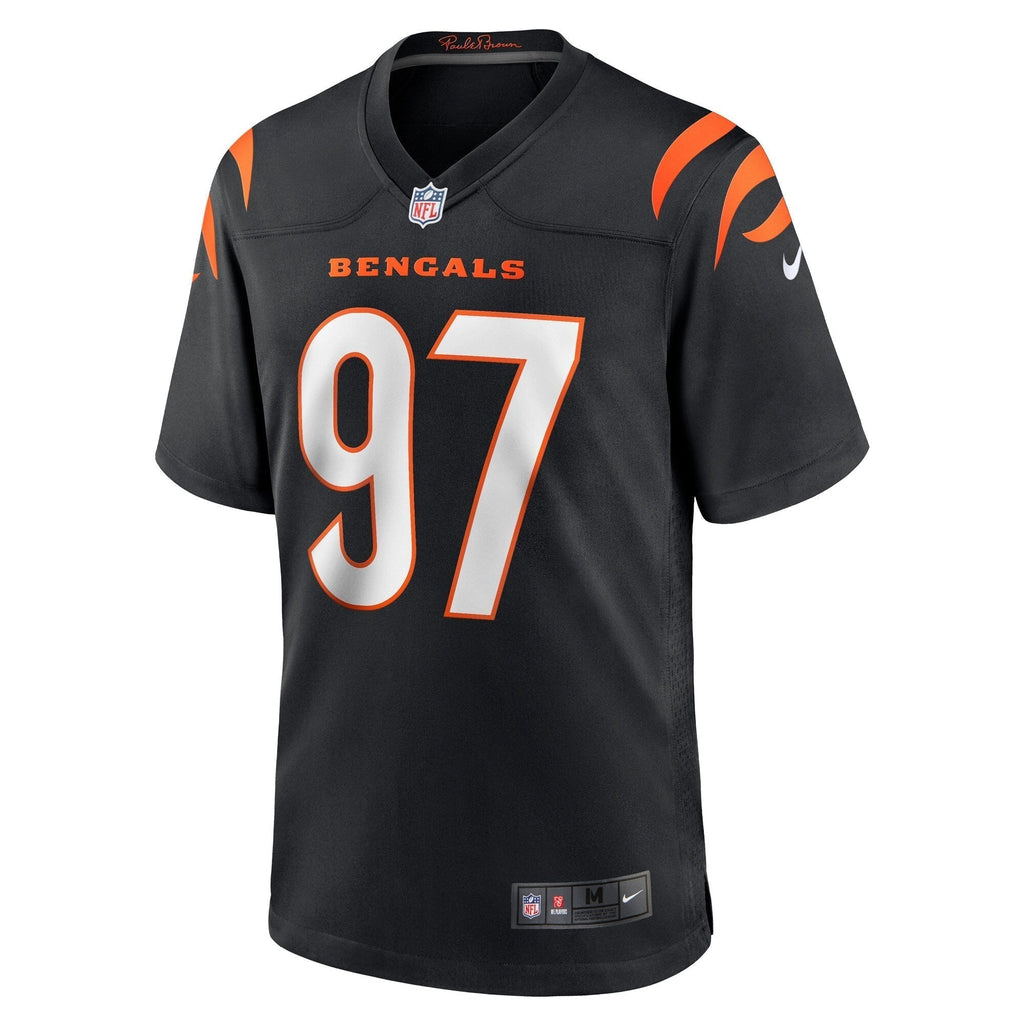Jay Tufele Cincinnati Bengals  Game   Jersey - Black