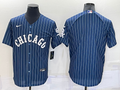 Men's Chicago White Sox Blue Replica Blank Jersey1