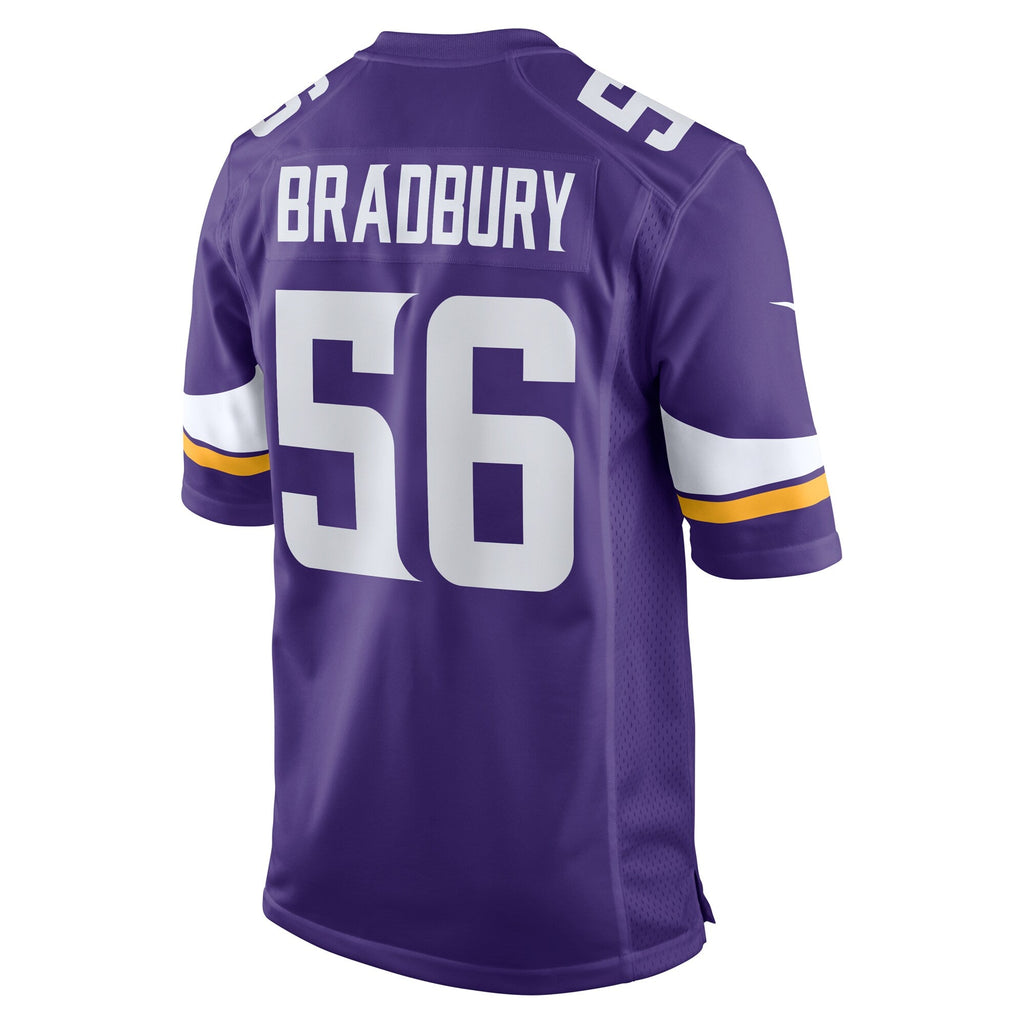Garrett Bradbury Minnesota Vikings  Game Jersey - Purple