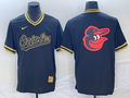 Men's Baltimore Orioles Black Replica Player Jersey1
