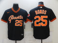 Men's San Francisco Giants Barry Bonds #25 Black Replica Player Jersey1