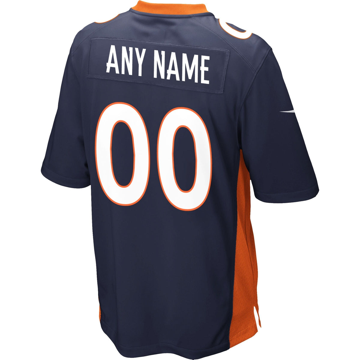 Denver Broncos  Alternate Custom Game Jersey - Navy