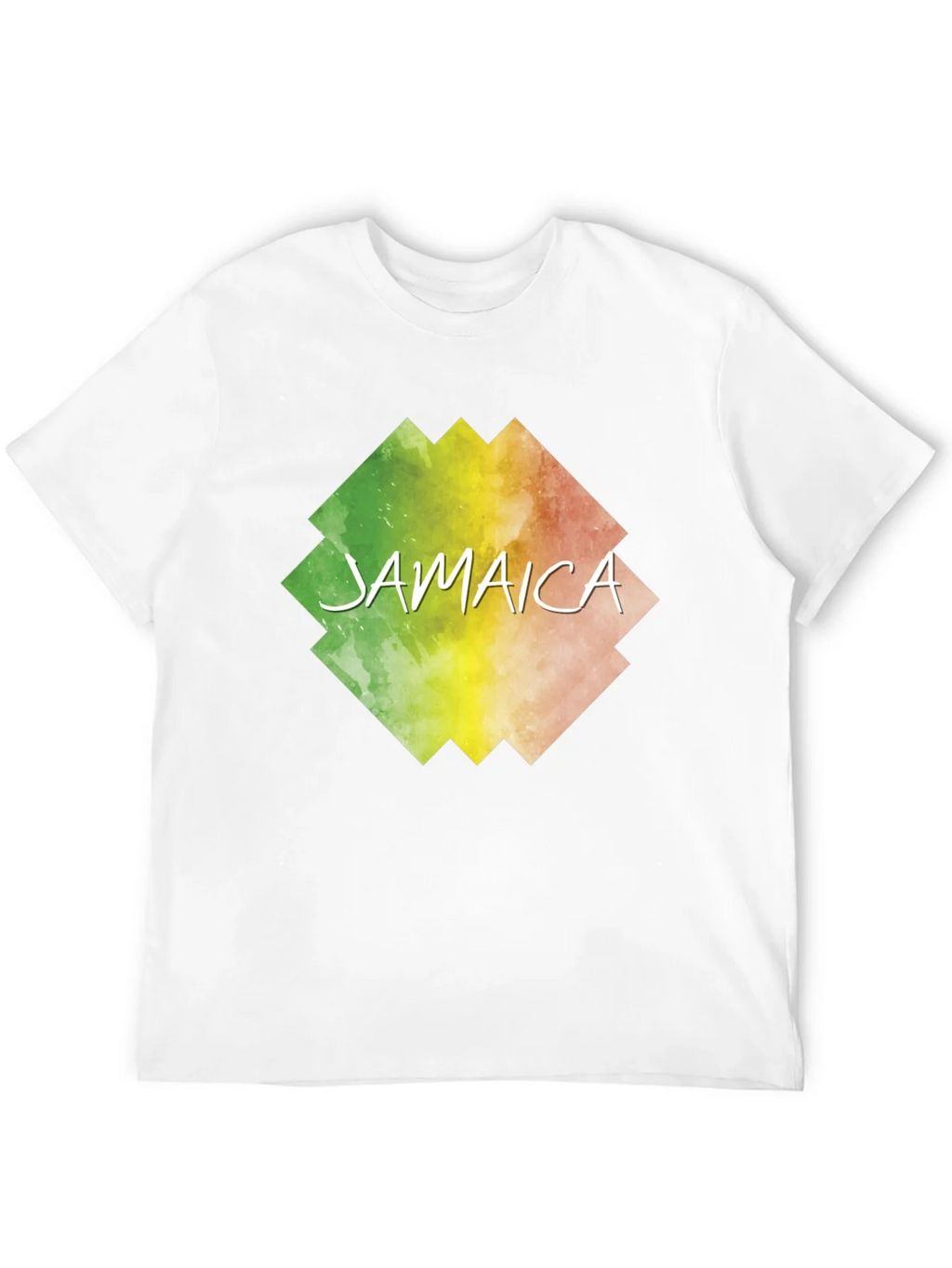 Jamaica Graphic Print Black T-Shirt