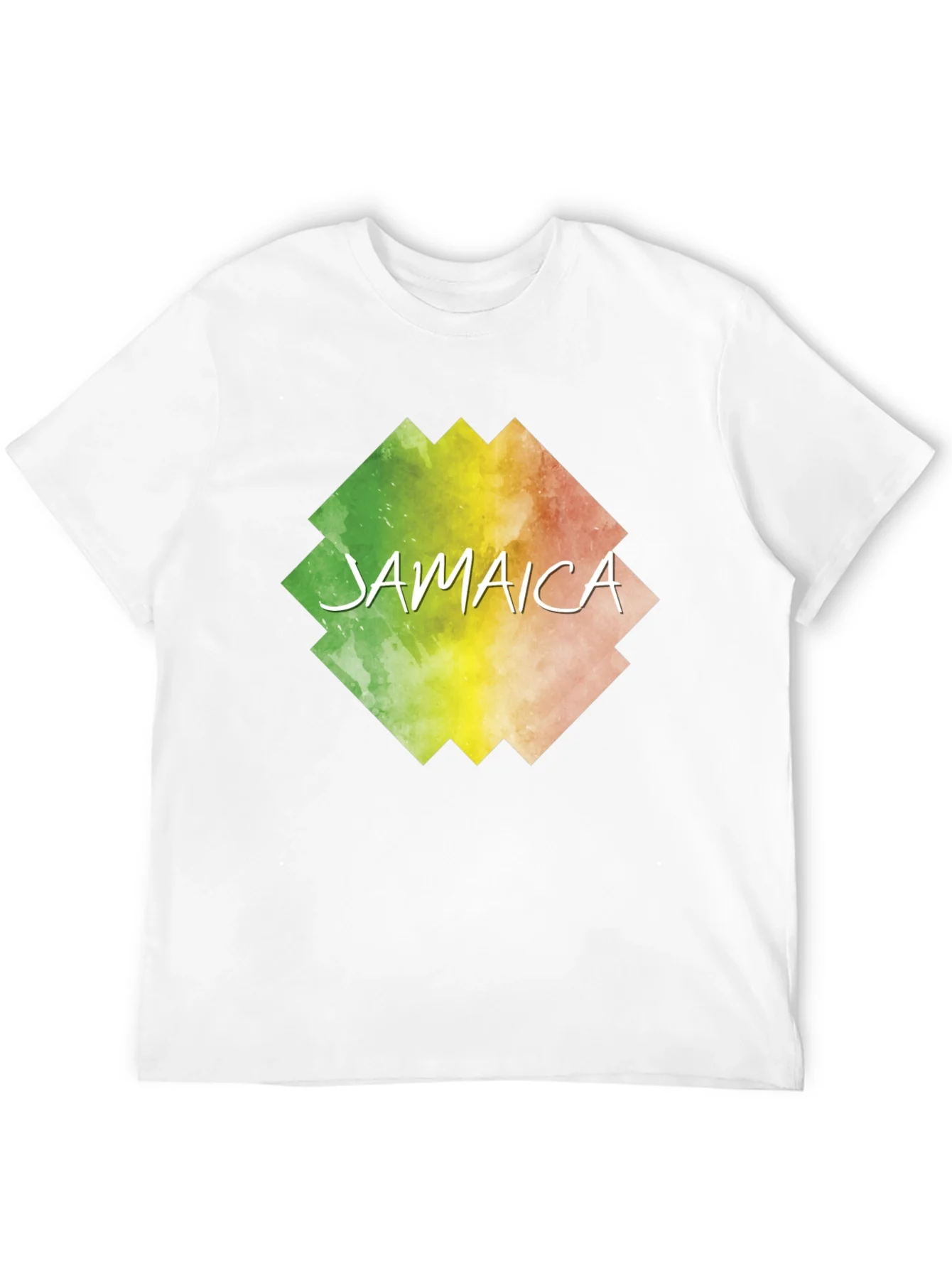 Jamaica Graphic Print Black T-Shirt