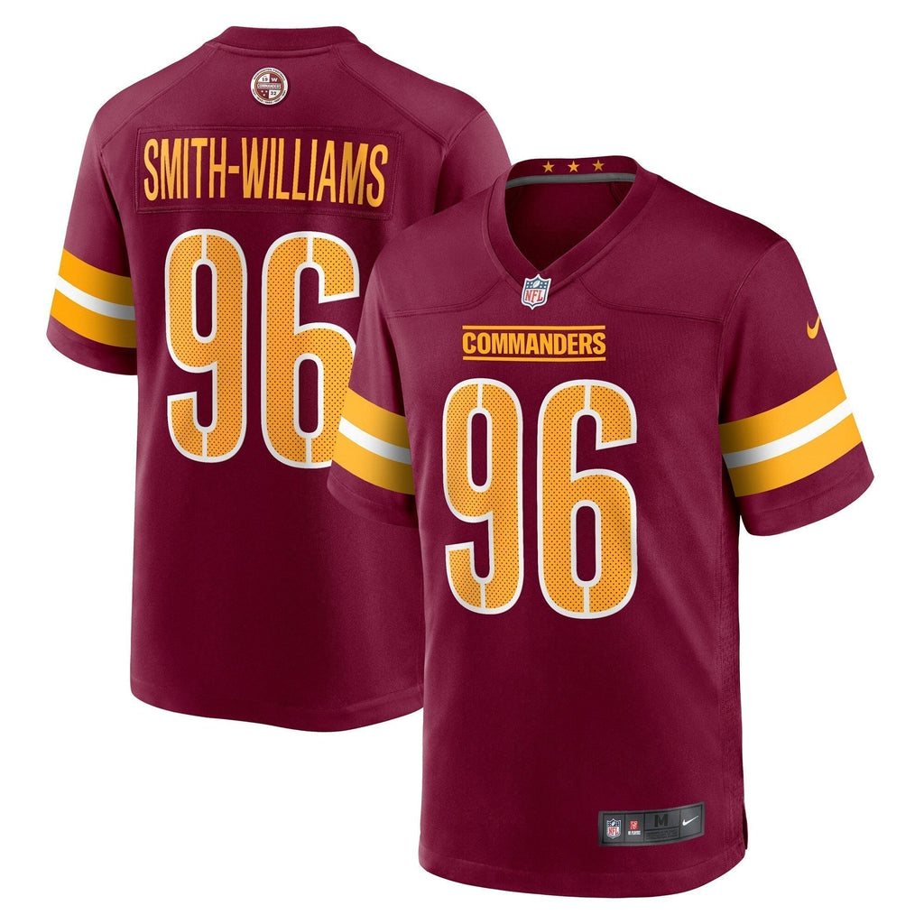 James Smith-Williams Washington Commanders  Game   Jersey - Burgundy