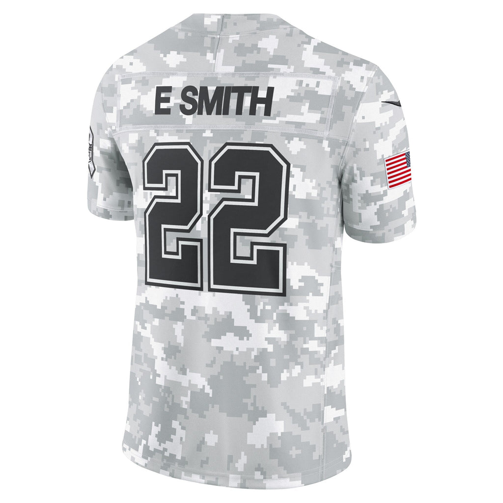 Emmitt Smith Dallas Cowboys  2024 Salute to Service Retired   Limited Jersey - Arctic Camo