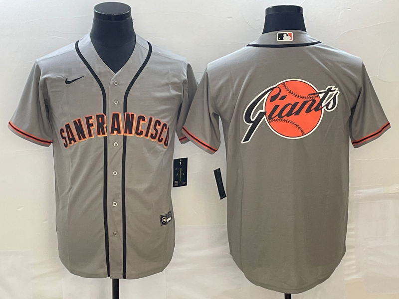 Men's San Francisco Giants Gray Replica Team Jersey1