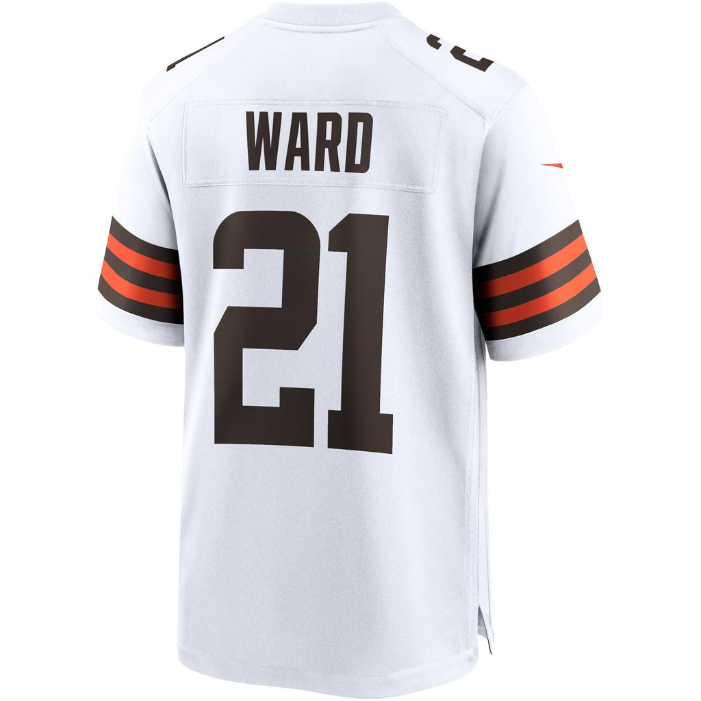 Denzel Ward Cleveland Browns  Game Jersey - White