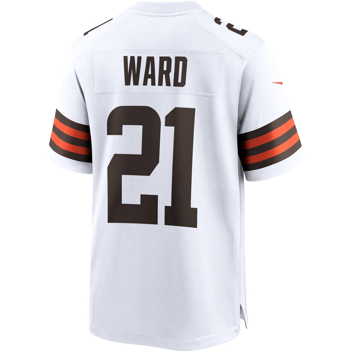 Denzel Ward Cleveland Browns  Game Jersey - White