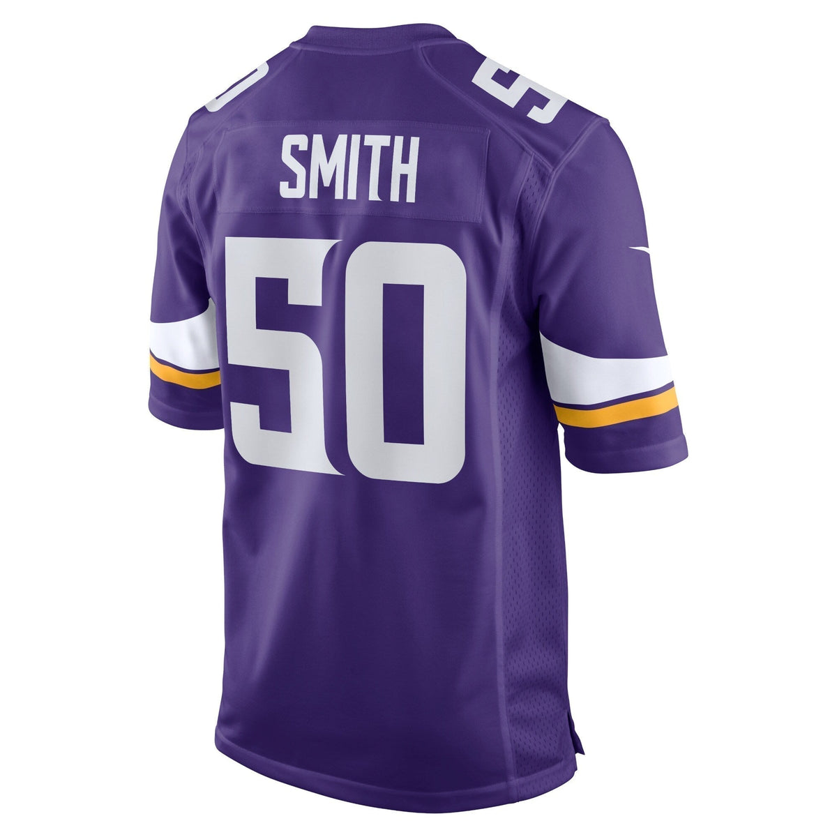 TJ Smith Minnesota Vikings  Home Game   Jersey - Purple