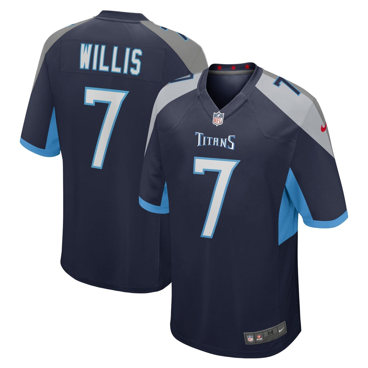 Malik Willis Tennessee Titans    Game Jersey - Navy
